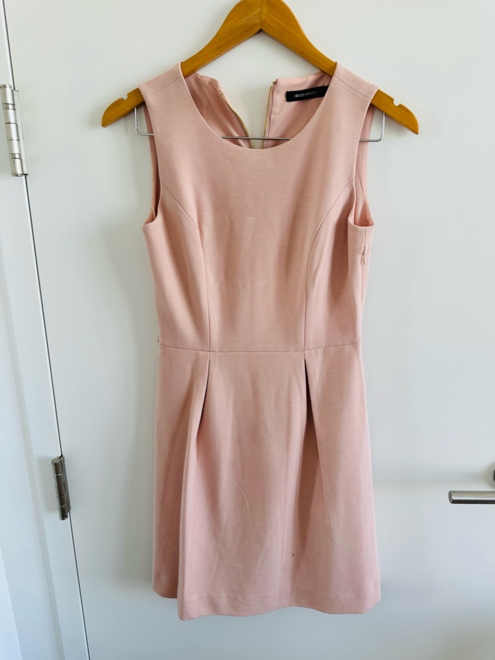 Wear once G2000 Sleeveless Pale Pink Fit-and-Flare Dress - Picture 2 of 4